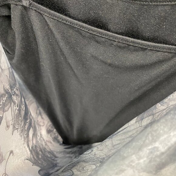 NWT Sean John Tunic Women's L Large Black Gray Lined Full Zip Blouse Wild Dove - Picture 9 of 10